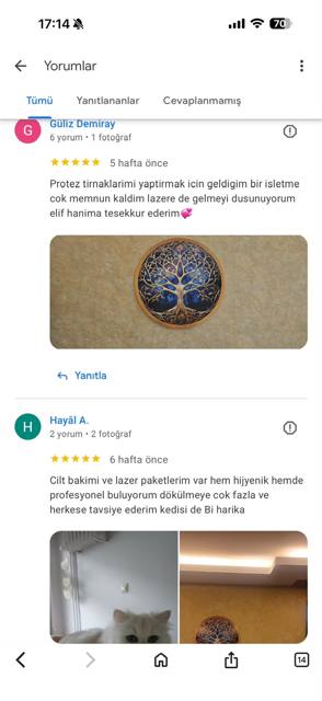 Sidre Beauty çalışmalarından bir kare.