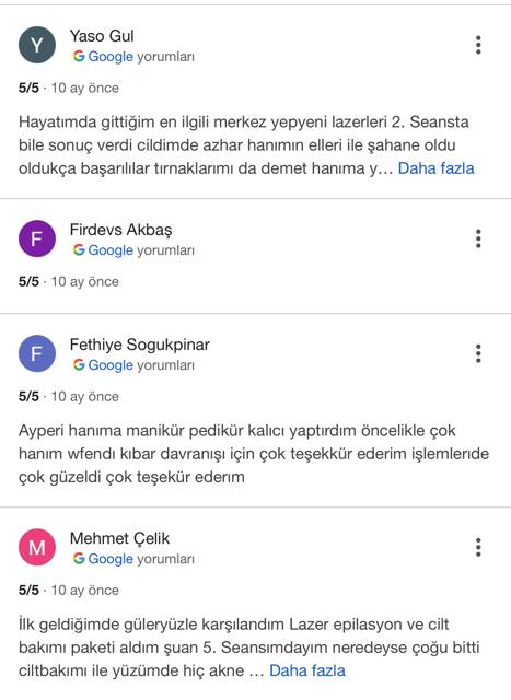 Sidre Beauty çalışmalarından bir kare.